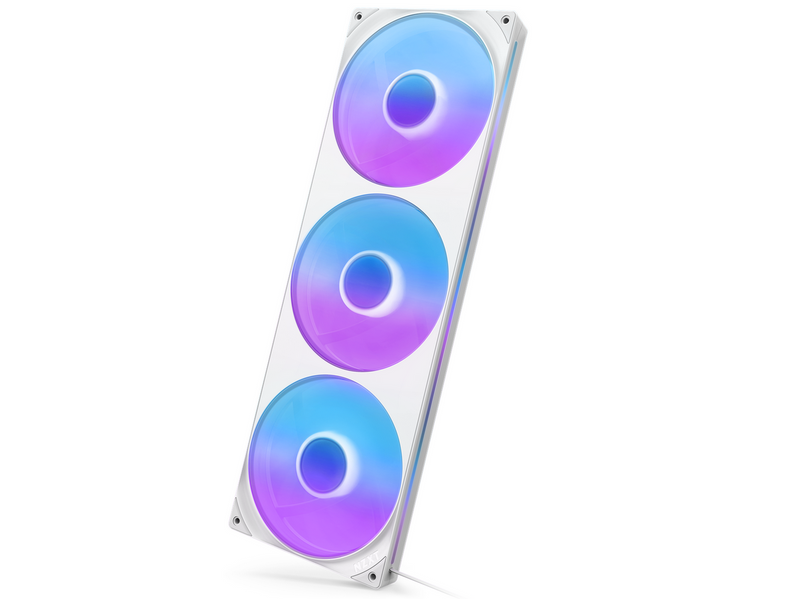NZXT F420RGB Core (single frame 420mm fan) - White - Gehäuselüfter - Weiß mit