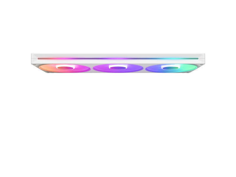 NZXT F420RGB Core (single frame 420mm fan) - White - Gehäuselüfter - Weiß mit