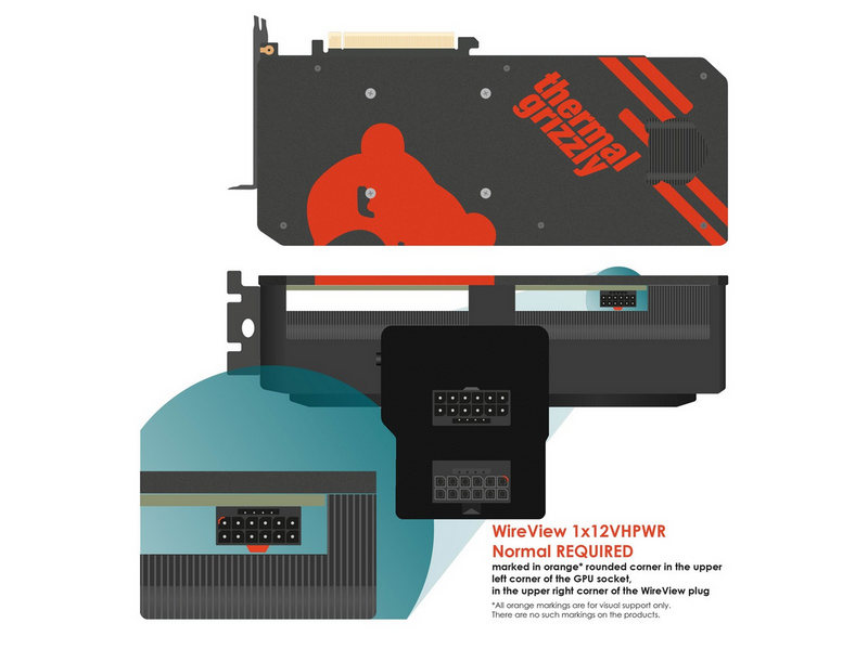 Thermal Grizzly WireView Pro GPU 1x12VHPWR Normal