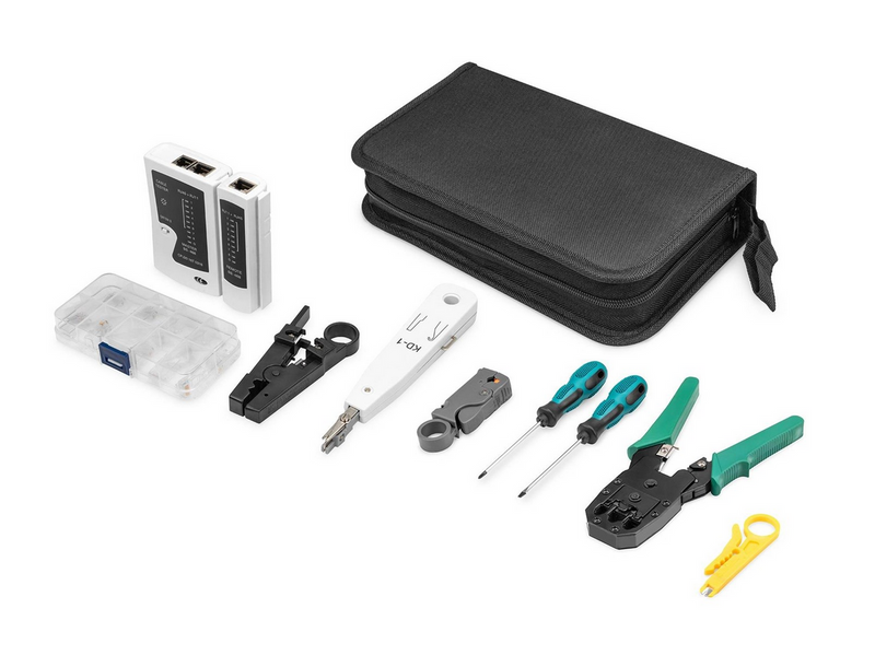 DIGITUS 12-piece Network Tool Set