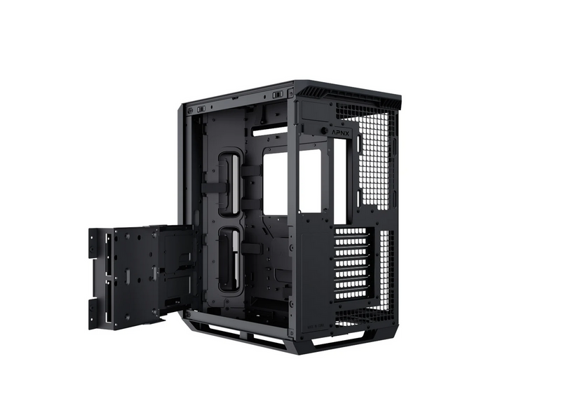 APNX V1 Wood Black - Gehäuse - Miditower - Schwarz