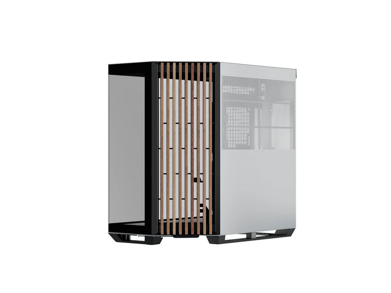 APNX V1 Black/White/Wood - Gehäuse - Miditower - Weiß