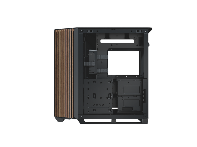 APNX V1 Wood Black - Gehäuse - Miditower - Schwarz