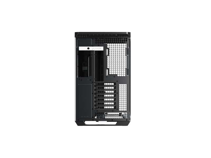 APNX V1 Black/White/Wood - Gehäuse - Miditower - Weiß