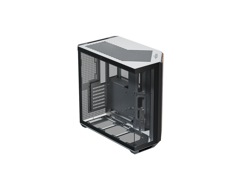 APNX V1 Black/White/Wood - Gehäuse - Miditower - Weiß