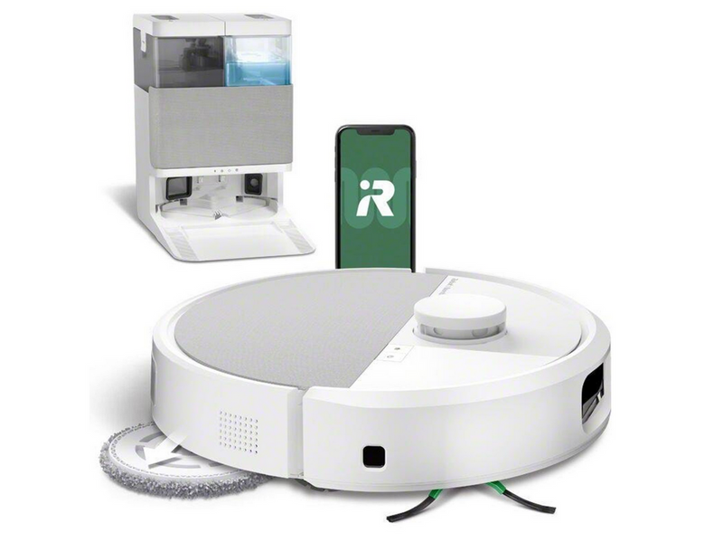 iRobot Roboter Staubsauger Roomba Plus 505 Combo-robot + AutoWash™-dock – Weiß