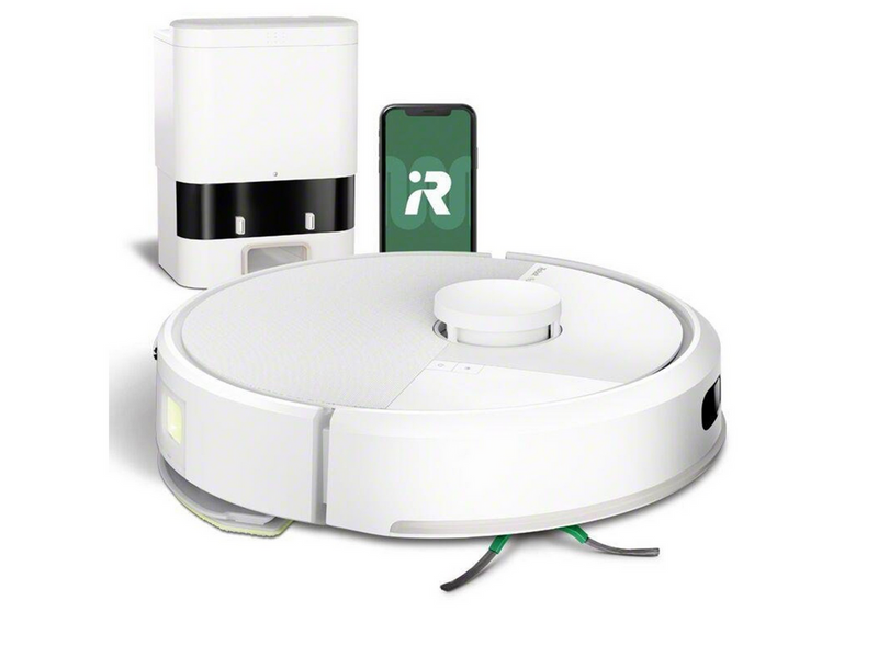 iRobot Roboter Staubsauger Roomba 105 Combo + AutoEmpty™-dock – Weiß