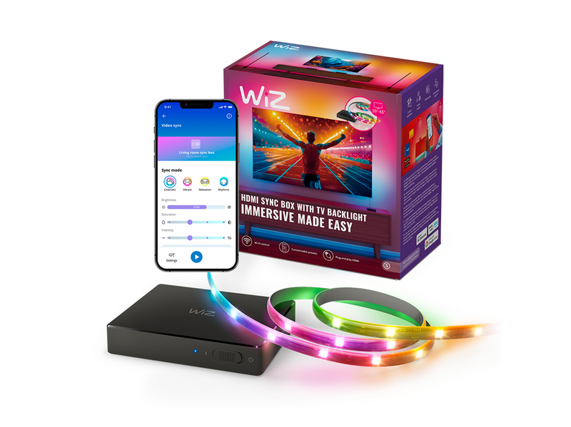 WiZ HDMI Sync Box & Light Strip 55–65″ TV-Kit