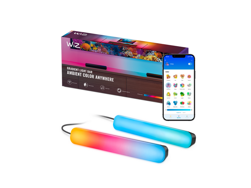 WiZ Gradient Light Bars – Doppelpack