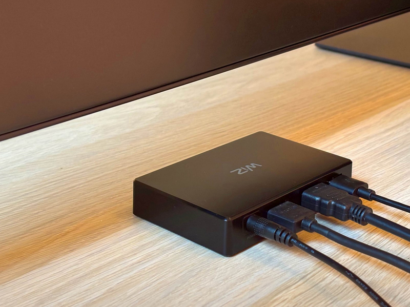 WiZ HDMI Sync Box + TV Lightstrip 75–85″