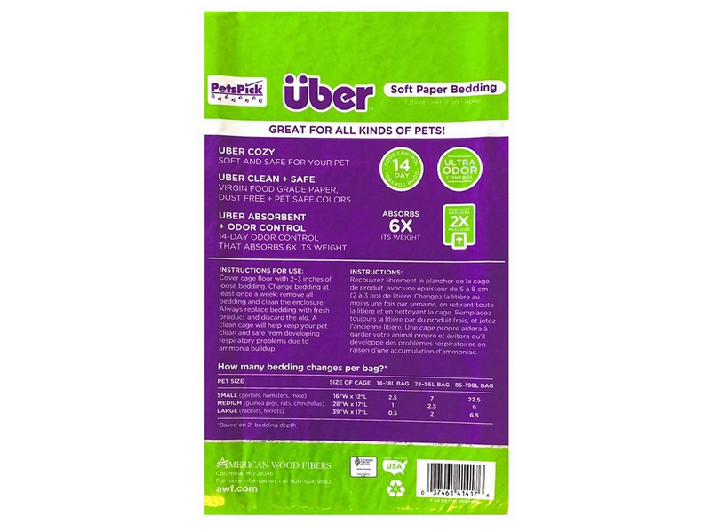 Über Weiße Papierstreu für Kleintiere 170L