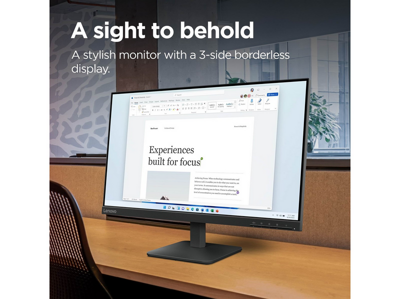 24" Lenovo L24-4e - 1920x1080 (FHD) - 100Hz - IPS