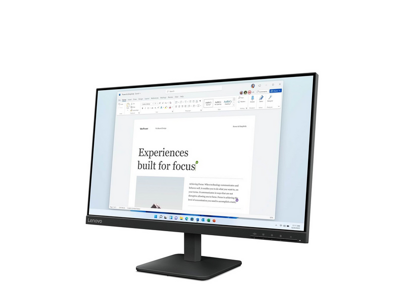 24" Lenovo L24-4e - 1920x1080 (FHD) - 100Hz - IPS