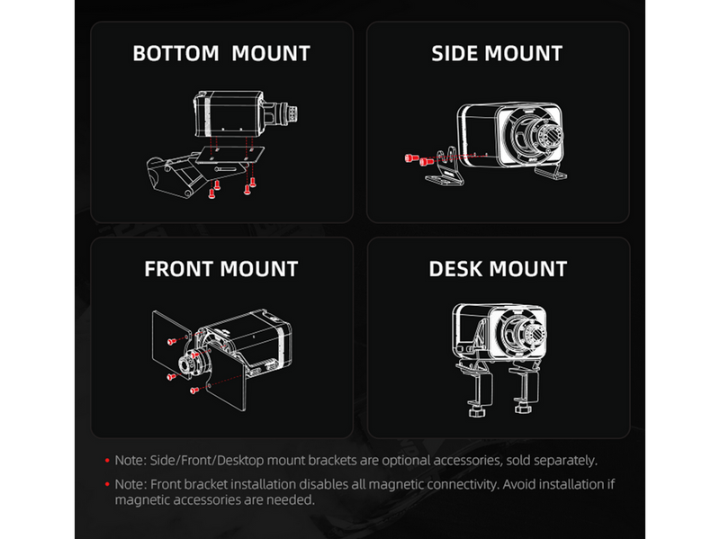 Simagic EVO Side Mounting Bracket - Sim Racing Zubehör