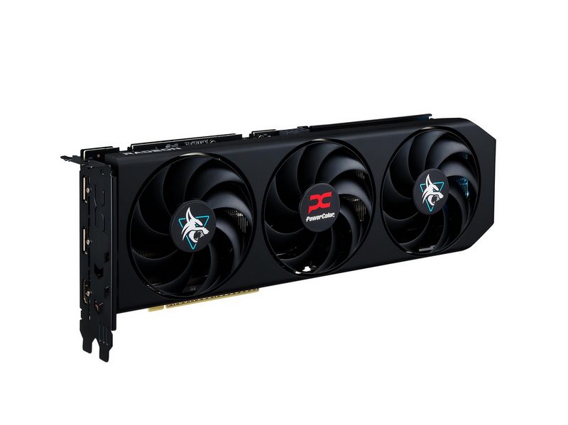 PowerColor Radeon RX 9060 XT Hellhound OC - 16GB GDDR6 RAM - Grafikkarte