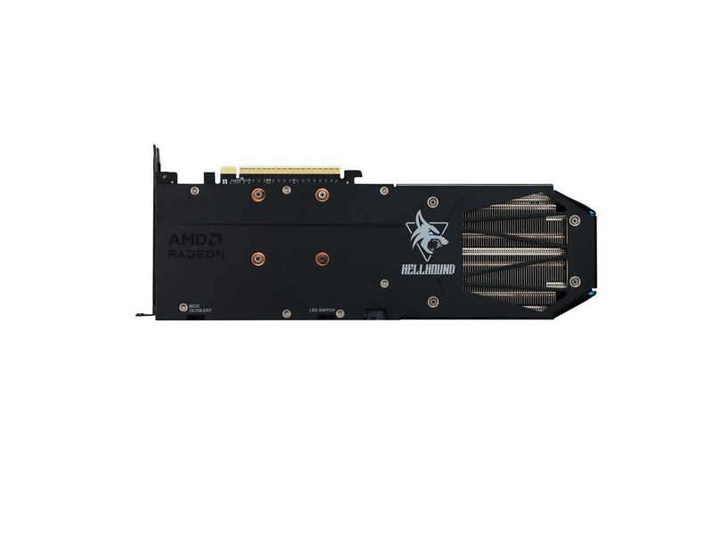 PowerColor Radeon RX 9060 XT Hellhound OC - 16GB GDDR6 RAM - Grafikkarte