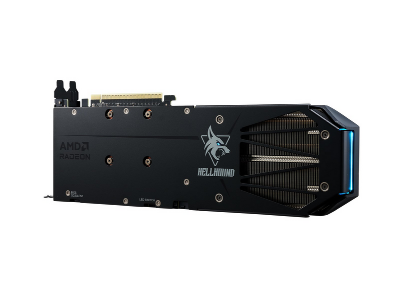 PowerColor Radeon RX 9060 XT Hellhound OC - 16GB GDDR6 RAM - Grafikkarte