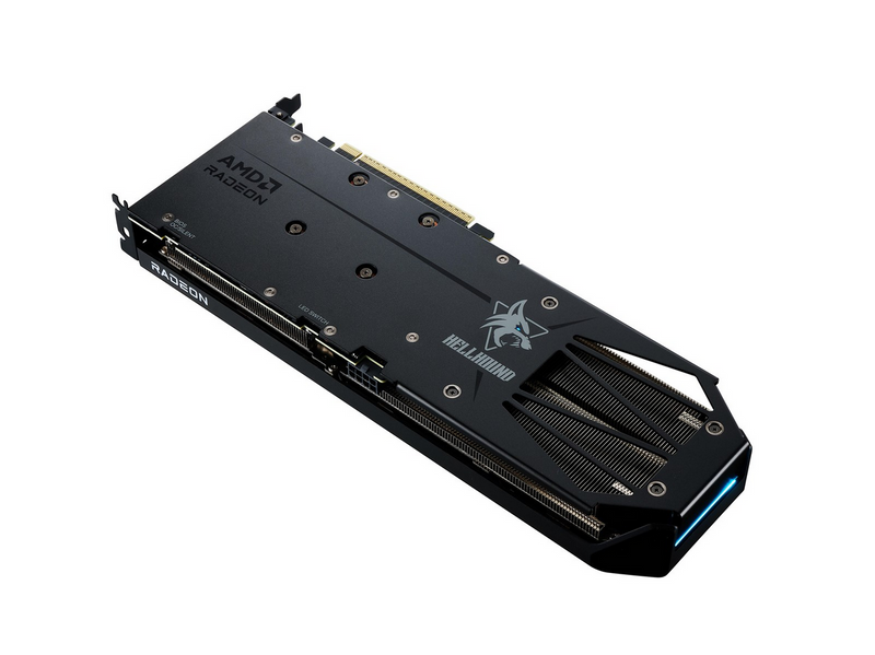 PowerColor Radeon RX 9060 XT Hellhound OC - 16GB GDDR6 RAM - Grafikkarte