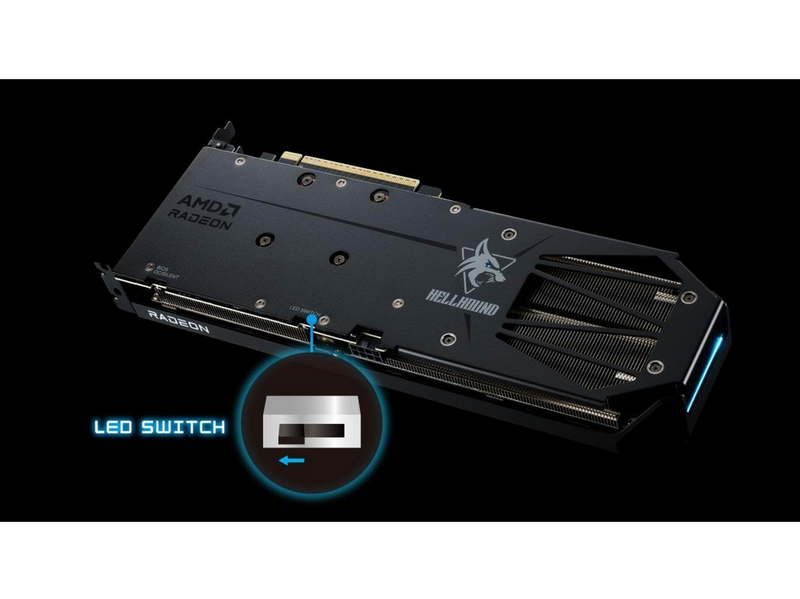 PowerColor Radeon RX 9060 XT Hellhound OC - 16GB GDDR6 RAM - Grafikkarte