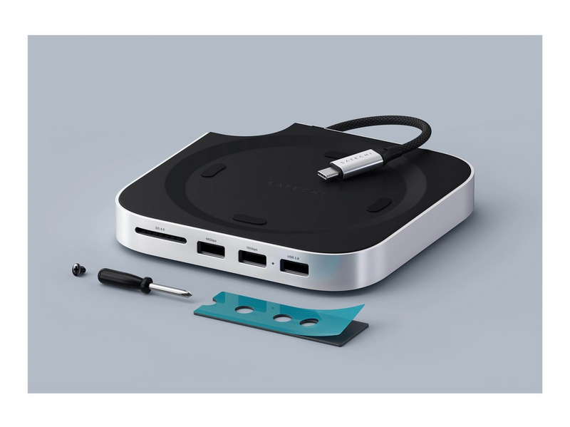 Satechi Mac Mini M4 Stand & Hub with SSD Enclosure