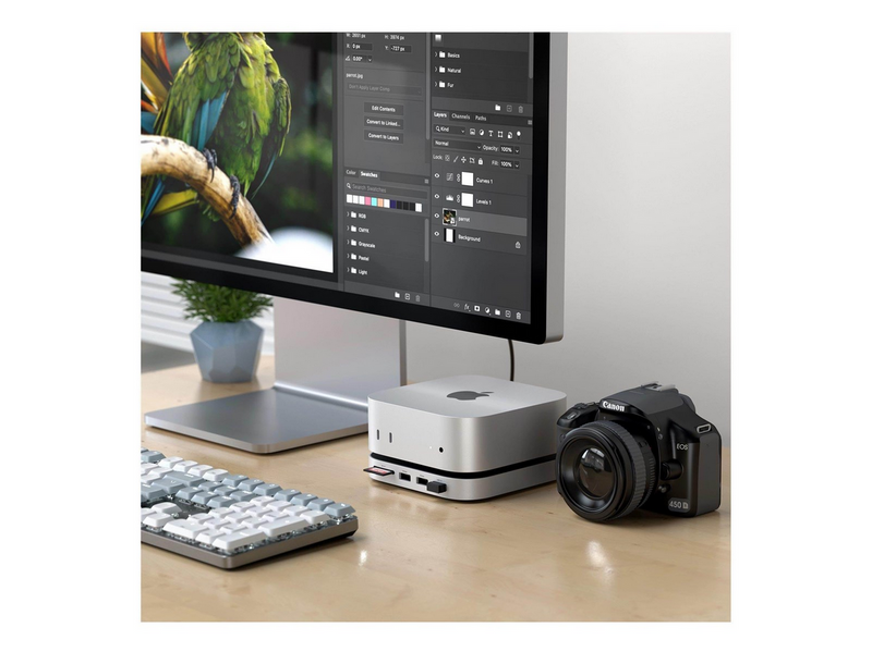 Satechi Mac Mini M4 Stand & Hub with SSD Enclosure