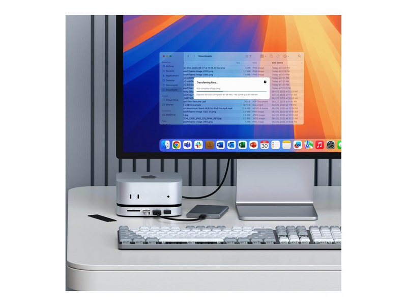Satechi Mac Mini M4 Stand & Hub with SSD Enclosure
