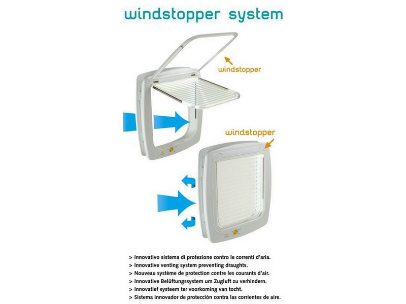 Ferplast - Dog Door Swing 11 4-way - White