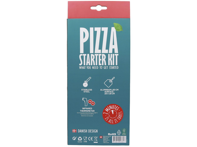 cozze Starter-Set 3-teilig: Spaten, Thermometer & Pizzaschn