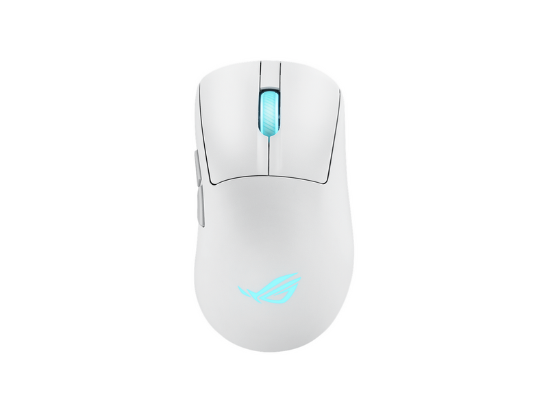 ASUS ROG Keris II Origin - Gaming Maus (Weiß mit RGB Licht)