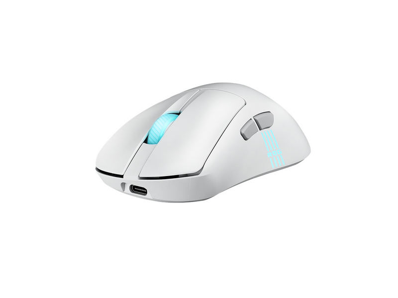 ASUS ROG Keris II Origin - Gaming Maus (Weiß mit RGB Licht)