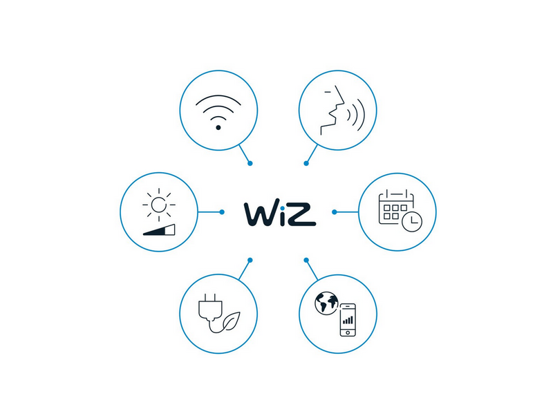 WiZ Smart Outdoor Wall Light Classic