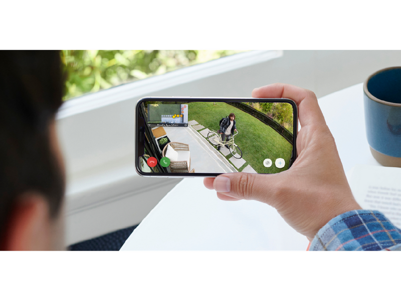 Ring Outdoor Cam Plus Plug-in Retinal 2K - White