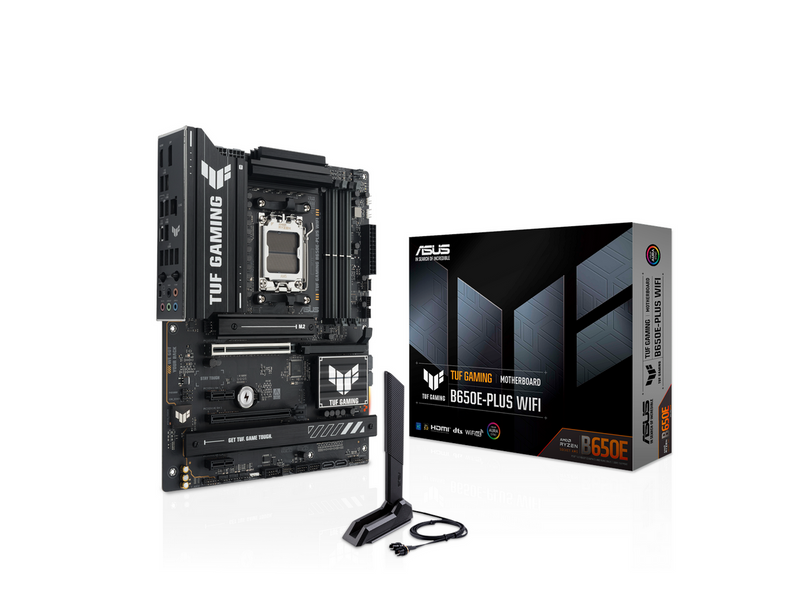 ASUS TUF GAMING B650E-PLUS WIFI Mainboard - AMD B650 - AMD AM5 - DDR5 RAM - ATX