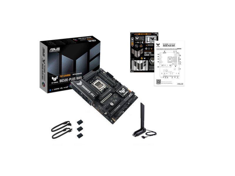 ASUS TUF GAMING B650E-PLUS WIFI Mainboard - AMD B650 - AMD AM5 - DDR5 RAM - ATX