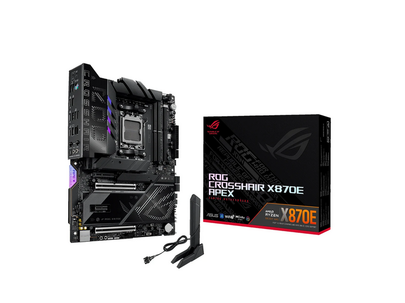 ASUS ROG CROSSHAIR X870E APEX Mainboard - AMD X870E - AMD AM5 - DDR5 RAM - ATX