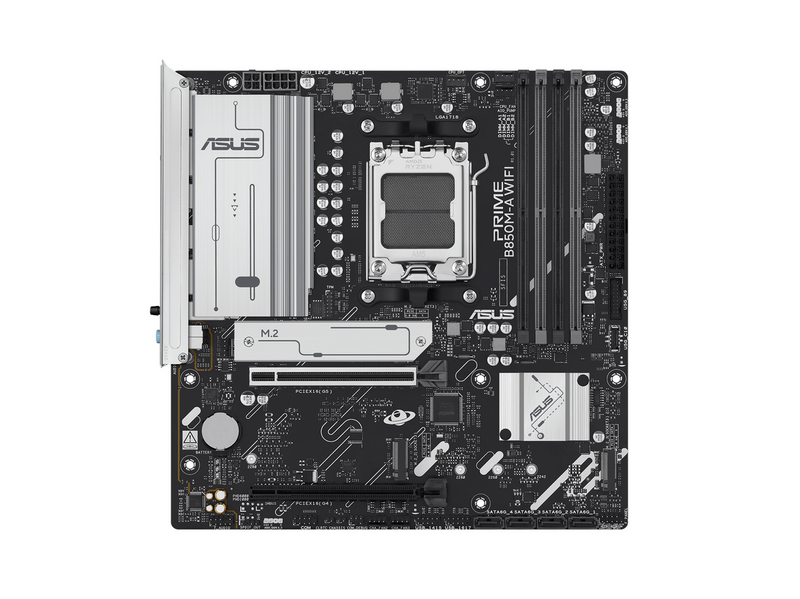 ASUS PRIME B850M-A WIFI Mainboard - AMD B850 - AMD AM5 - DDR5 RAM - Micro-ATX