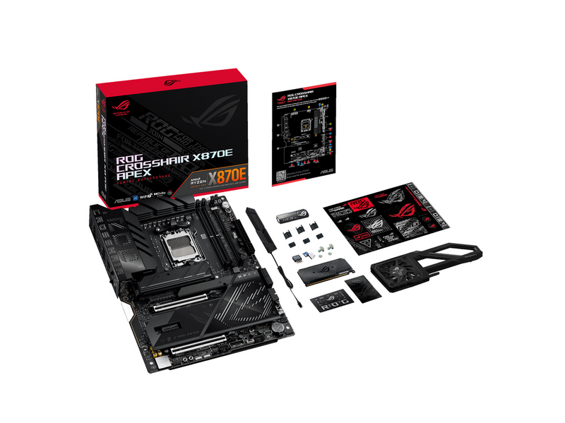 ASUS ROG CROSSHAIR X870E APEX Mainboard - AMD X870E - AMD AM5 - DDR5 RAM - ATX