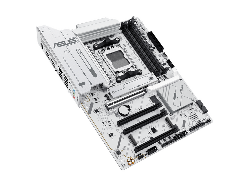 ASUS X870 MAX GAMING WIFI7 WHITE Mainboard - AMD X870 - AMD AM5 - DDR5 RAM - ATX