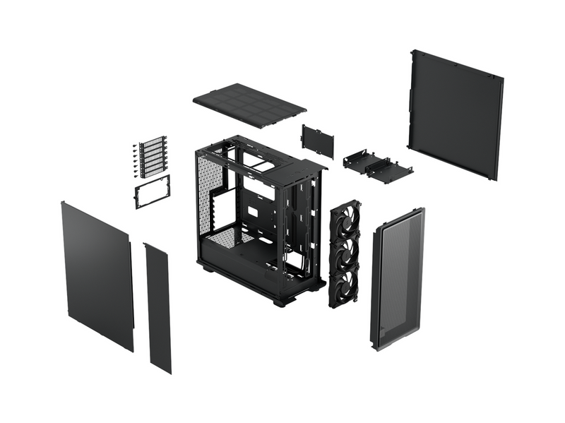 Fractal Design Epoch Black Solid - Gehäuse - Miditower - Schwarz