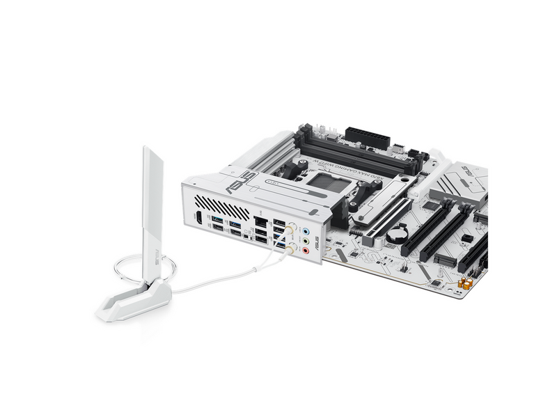 ASUS X870 MAX GAMING WIFI7 WHITE Mainboard - AMD X870 - AMD AM5 - DDR5 RAM - ATX