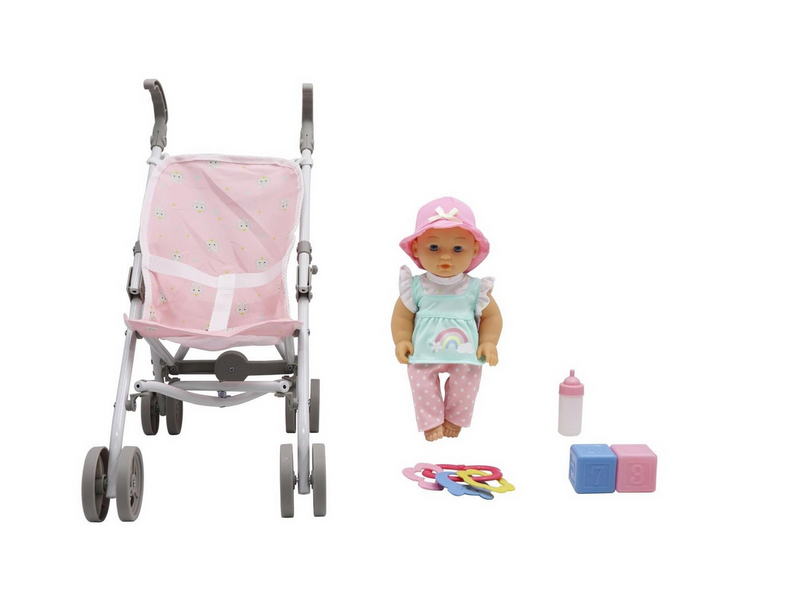 Happy Friend Lotta Doll 30cm with Stroller Set