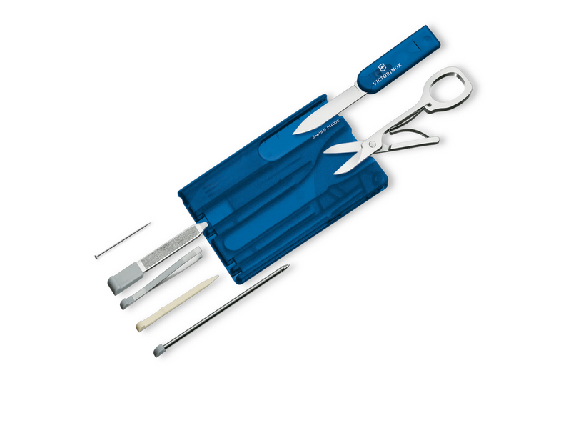 Victorinox SWISSCARD blue transparent