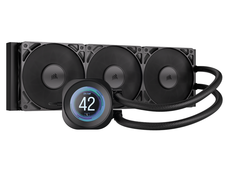 Corsair NAUTILUS 360 LCD Black - CPU-Wasserkühlung - Max 36 dBA