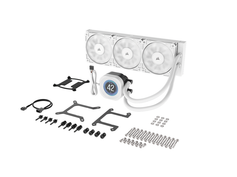 Corsair NAUTILUS 360 LCD White - CPU-Wasserkühlung - Max 36 dBA