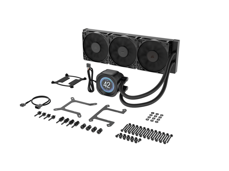 Corsair NAUTILUS 360 LCD Black - CPU-Wasserkühlung - Max 36 dBA