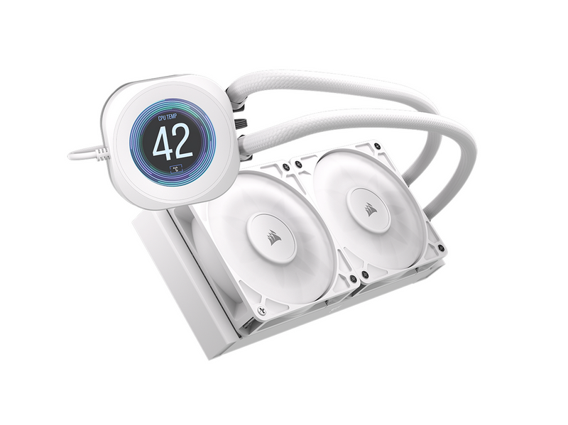 Corsair NAUTILUS 240 LCD White - CPU-Wasserkühlung - Max 36 dBA