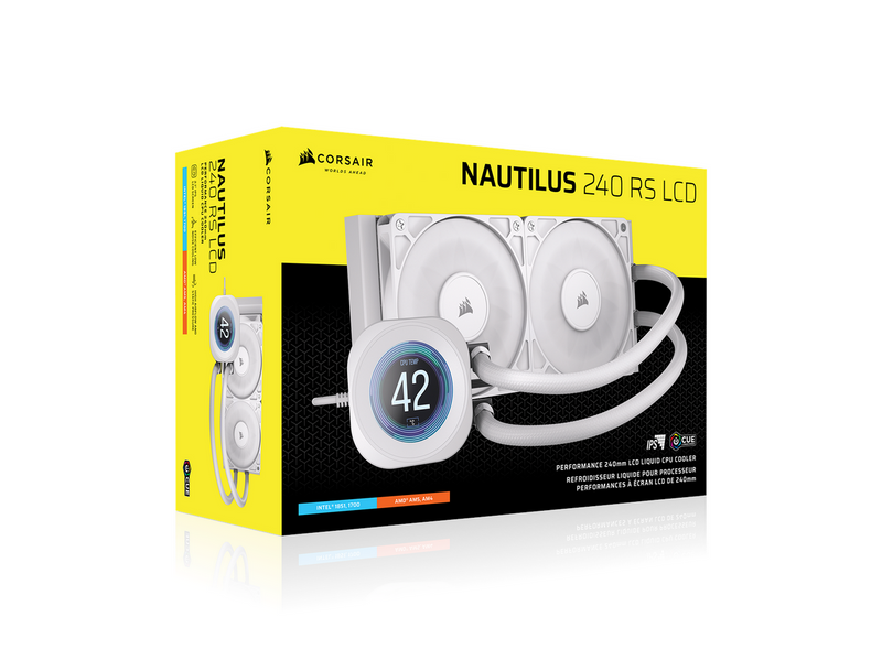 Corsair NAUTILUS 240 LCD White - CPU-Wasserkühlung - Max 36 dBA