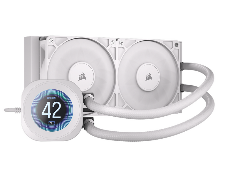 Corsair NAUTILUS 240 LCD White - CPU-Wasserkühlung - Max 36 dBA