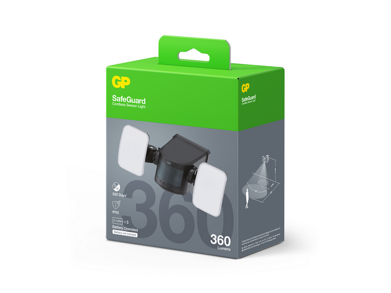 GP Safeguard RF2.1+ wireless outdoor lamp, LED