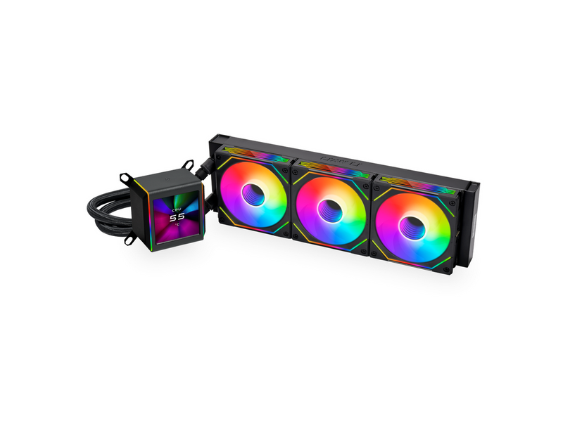 Lian Li GA II LCD SL infinity Black - CPU-Wasserkühlung - Max 30 dBA